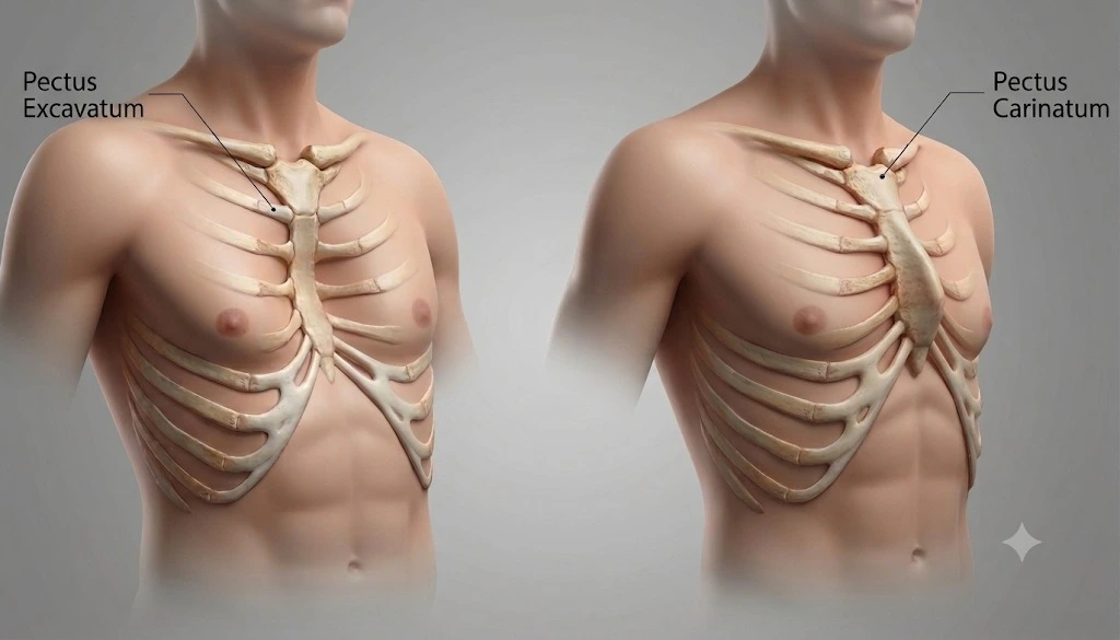 Cirurgia de Pectus (Excavatum e Carinatum): técnicas modernas, indicações e o impacto real na qualidade de vida